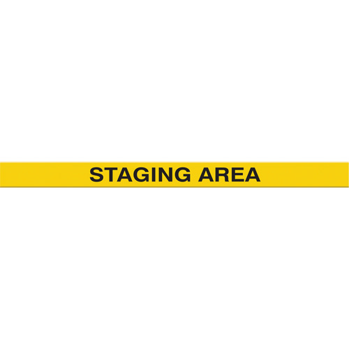 Tough-Mark Heavy-Duty Floor Marking, Rectangle, 48" L x 3" W, Yellow, Polyethylene Oxford Builders Supplies Inc