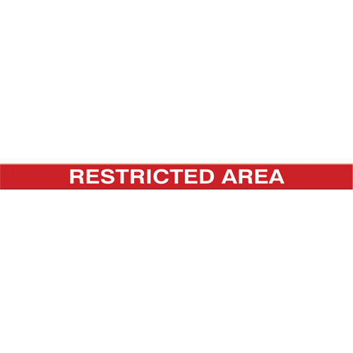 Tough-Mark Heavy-Duty Floor Marking, Rectangle, 48" L x 4" W, Red, Polyethylene Oxford Builders Supplies Inc
