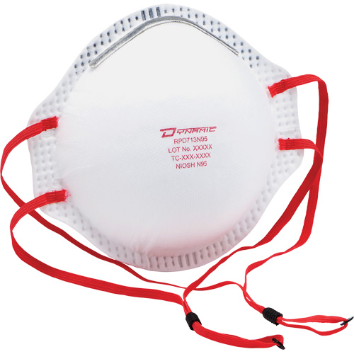 Dynamic Particulate Respirator, N95, NIOSH Certified, One Size Oxford Builders Supplies Inc
