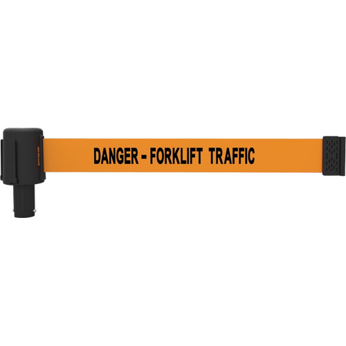 PLUS Banner Cassette, Danger - Forklift Traffic, 15', Orange Tape Oxford Builders Supplies Inc