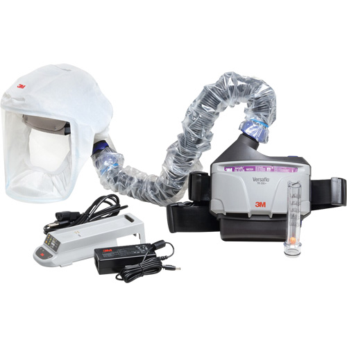 Versaflo PAPR Kit, Loose Fitting Hood & Faceshield, Lithium-Ion Battery Oxford Builders Supplies Inc