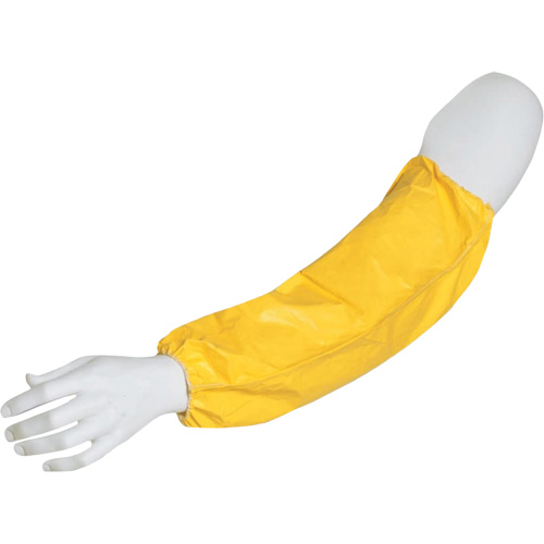 Disposable Sleeves, 18" long, Tychem&reg; 2000, Yellow Oxford Builders Supplies Inc