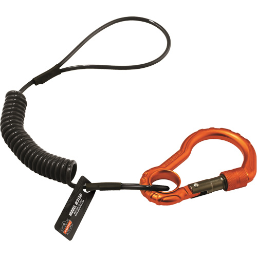 Longe porte-outils Squids 3156, Spirale, Mousqueton/boucle Oxford Builders Supplies Inc