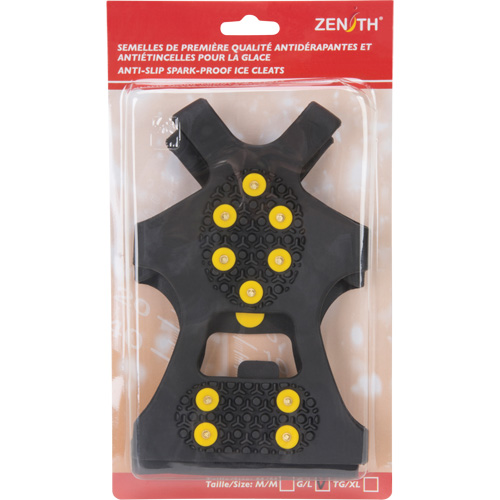 Anti-Slip Spark-Proof Ice Cleats, Brass, Stud Traction, Large Oxford Builders Supplies Inc