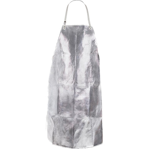 Heat Resistant Apron with Strap, 24" W x 42" L, Aluminized Kevlar&reg; Oxford Builders Supplies Inc
