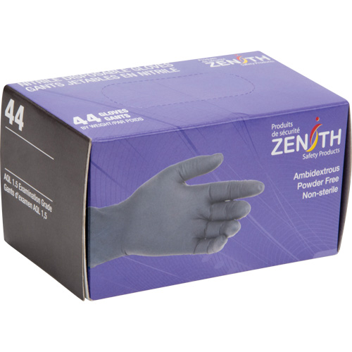 Vending Pack Disposable Gloves, 2X-Large, Nitrile, 5-mil, Powder-Free, Black Oxford Builders Supplies Inc