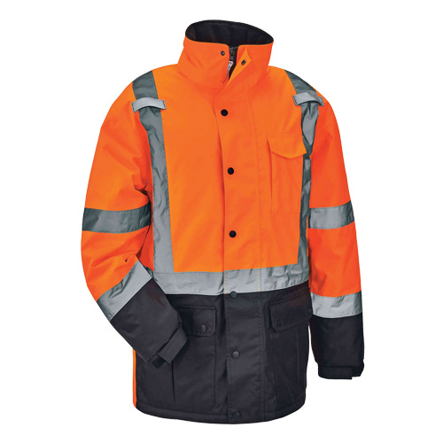 Parka thermique GloWear 8384 de Type R, Orange haute visibilit&eacute;, Grand Oxford Builders Supplies Inc