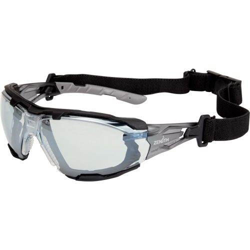Z2900 Series Safety Glasses with Foam Gasket, Indoor/Outdoor Mirror Lens, Anti-Scratch, ANSI Z87+/Meets/Exceeds CSA Z94.3 Oxford Builders Supplies Inc