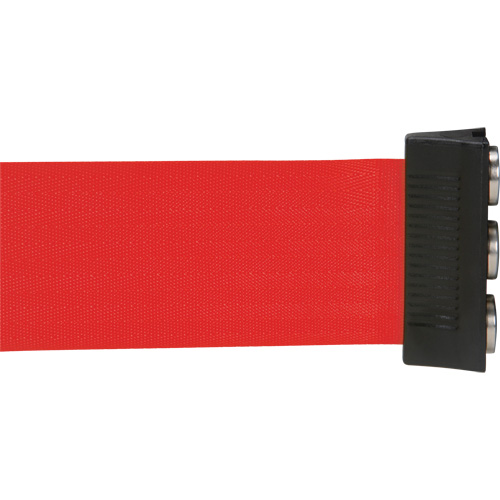 Magnetic Tape Cassette for Build-Your-Own Crowd Control Barrier, 12', Red Tape Oxford Builders Supplies Inc