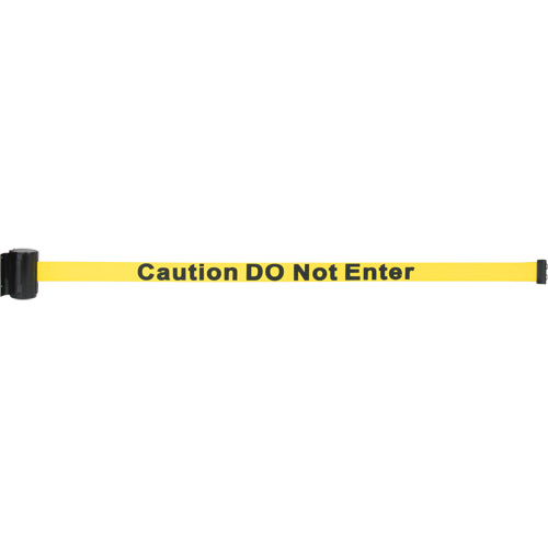 Magnetic Tape Cassette for Build-Your-Own Crowd Control Barrier, Caution Do Not Enter, 7', Yellow Tape Oxford Builders Supplies Inc