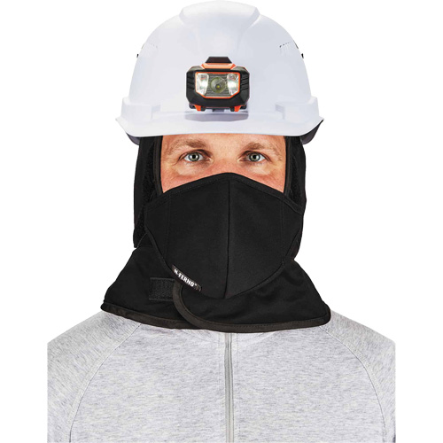N-Ferno&reg; Winter Hard Hat Liner with Mouthpiece, Fleece Lining, One Size, Black Oxford Builders Supplies Inc