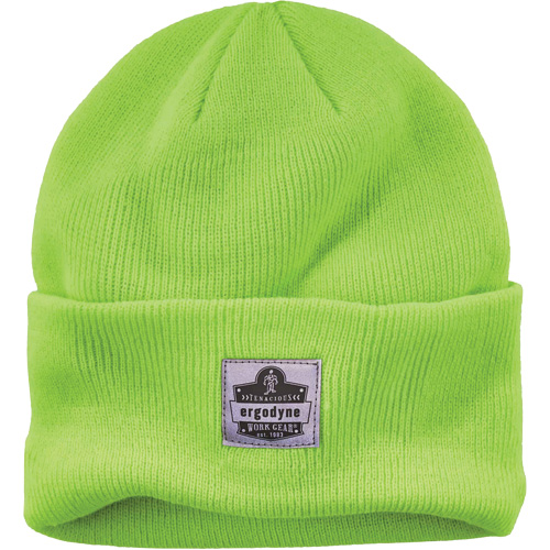 N-Ferno&reg; Rib Knit Beanie Hat, One Size, High-Visibility Lime Green Oxford Builders Supplies Inc
