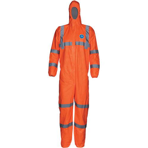 HV High Visibility Coveralls with Hood, Small, Orange, Tyvek&reg; 500 Oxford Builders Supplies Inc