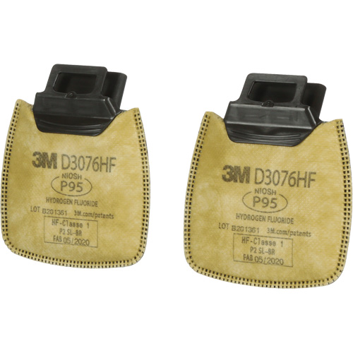 Cartouche pour respirateur Secure Click, Combinaison cartouche et filtre contre les particules pour gaz/vapeurs, Gaz acides/P95 Oxford Builders Supplies Inc