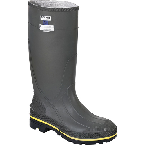 Pro&reg; Safety Boots, PVC, Steel Toe, Size 5 Oxford Builders Supplies Inc