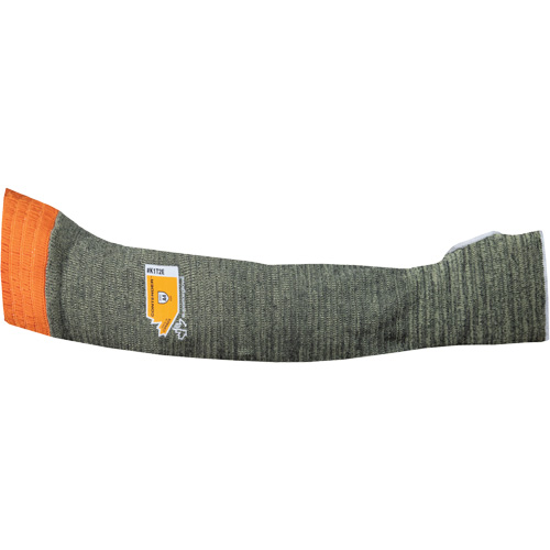 Manche r&eacute;sistante aux coupures en tricot composite Contender, Aramide, 22", ASTM ANSI niveau A4, Gris Oxford Builders Supplies Inc