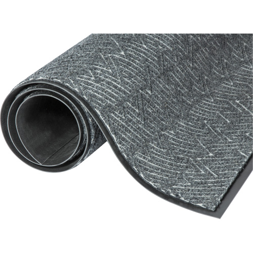 Triathlon Performance Entrance Mats, Wiper/Scraper, 6' x 10' x 7/16", Cool Grey Oxford Builders Supplies Inc