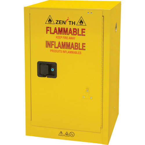 Flammable Storage Cabinet, 12 gal., 1 Door, 23" W x 35" H x 18" D Oxford Builders Supplies Inc