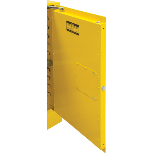 Flammable Storage Cabinet, 12 gal., 1 Door, 23" W x 35" H x 18" D Oxford Builders Supplies Inc