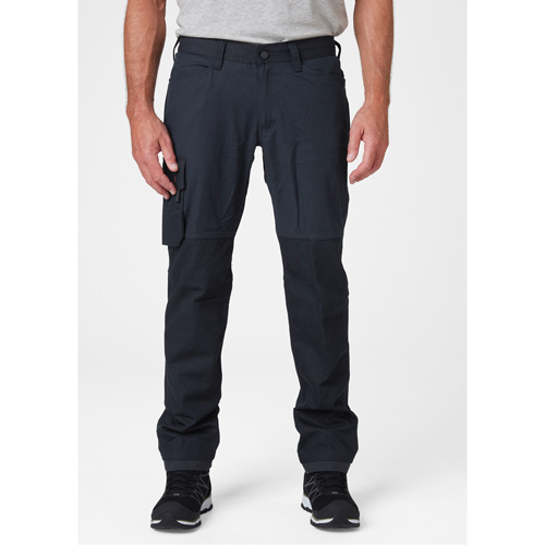 Pantalons d'entretien Oxford, Poly-coton, Bleu marin, Taille 30, Entrejambe 30 Oxford Builders Supplies Inc