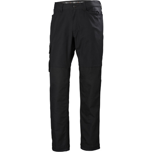 Oxford Service Pants, Poly-Cotton, Black, Size 30, 32 Inseam Oxford Builders Supplies Inc