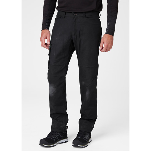 Oxford Service Pants, Poly-Cotton, Black, Size 30, 32 Inseam Oxford Builders Supplies Inc