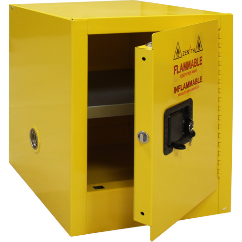 Flammable Storage Cabinet, 4 gal., 1 Door, 17" W x 22" H x 18" D Oxford Builders Supplies Inc