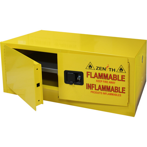 Flammable Storage Cabinet, 12 gal., 2 Door, 43" W x 18" H x 18" D Oxford Builders Supplies Inc