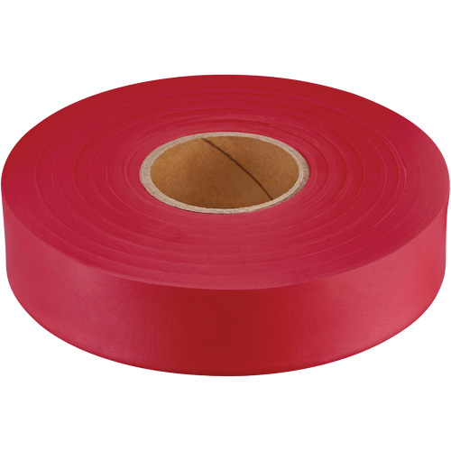 Ruban de signalisation Empire, 1" la x 600' lo, Rouge fluorescent Oxford Builders Supplies Inc