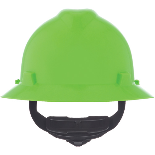 Casque de s&eacute;curit&eacute; &agrave; fente et bordure compl&egrave;te V-Gard, R&eacute;pond aux normes CSA type 1, Suspension Rochet, Non ventil&eacute; Oxford Builders Supplies Inc