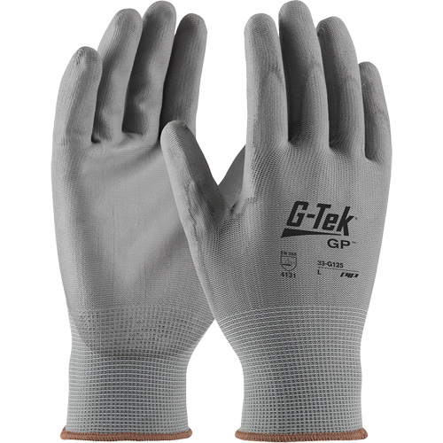 Gants enduits G-Tek GP, T-Grand, R&ecirc;vetement Polyur&eacute;thane, Calibre 13, Enveloppe en Nylon Oxford Builders Supplies Inc
