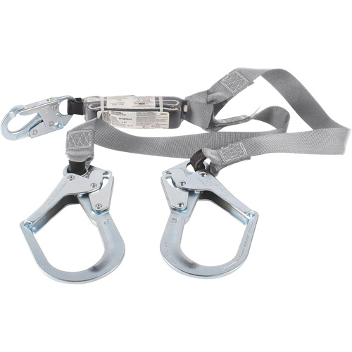 Dynamic Dyna-One Energy Absorber Lanyard, 2 Legs, 6', CSA Class B, Polyester Oxford Builders Supplies Inc