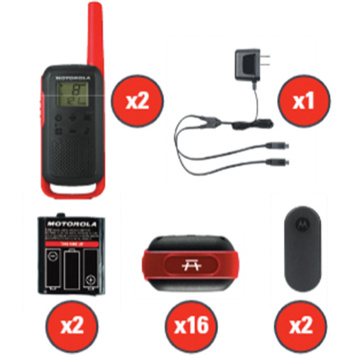 Radios bidirectionnelles Talkabout, Bande FRS, 22 canaux, Port&eacute;e 32 km Oxford Builders Supplies Inc