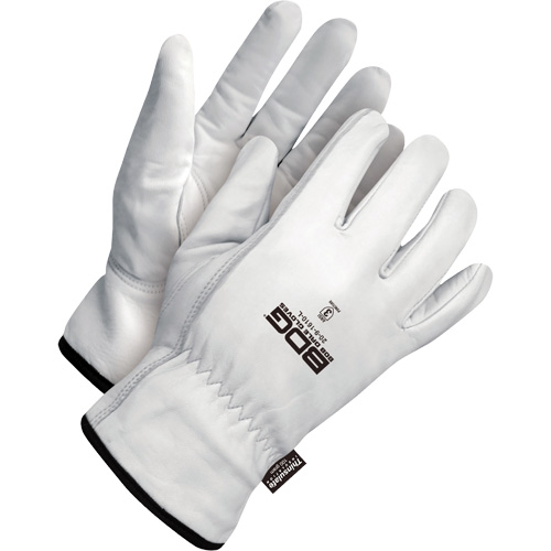 Gants de conducteur classiques r&eacute;sistant &agrave; la perforation, Grand, Paume en Cuir fleur de ch&egrave;vre, Thinsulate Oxford Builders Supplies Inc