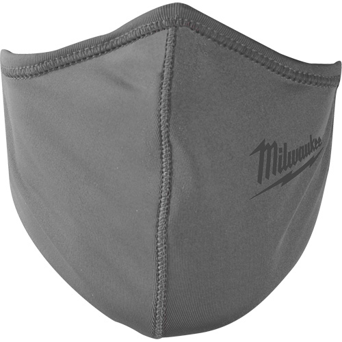 2-Layer Face Masks, Nylon/Polyester/Spandex, Grey Oxford Builders Supplies Inc