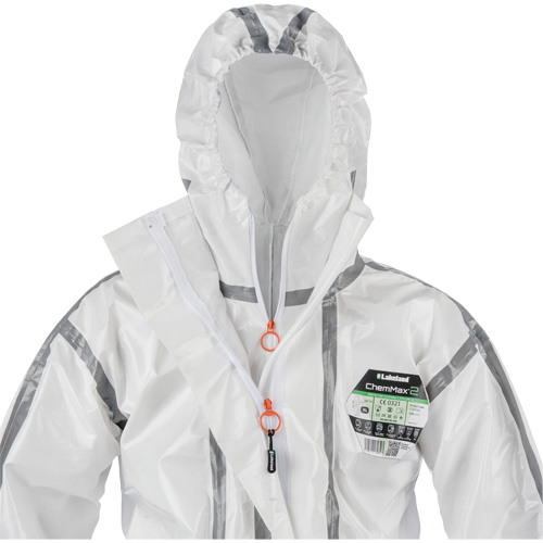 ChemMax 2 Coverall, Small, White Oxford Builders Supplies Inc