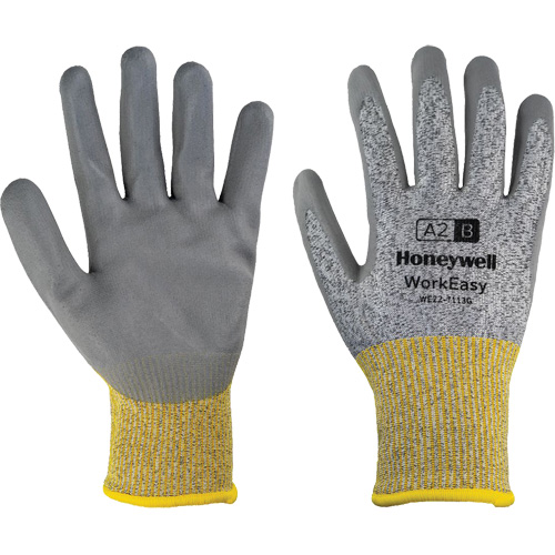 Gants de protection contre les coupures WorkEasy, Taille 6/T-petit, Calibre 13, Rev&ecirc;tement Polyur&eacute;thane, Enveloppe en PEHP/Fibre de verre, ASTM ANSI niveau A2/EN 388 niveau B Oxford Builders Supplies Inc