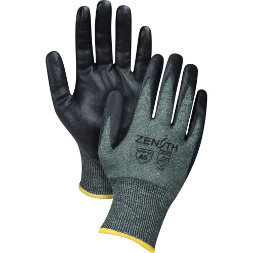 Gants l&eacute;gers et haute dext&eacute;rit&eacute; r&eacute;sistants &agrave; la coupe, Taille Grand, Calibre 18, Rev&ecirc;tement Mousse de nitrile, Enveloppe en Nylon/PEHP/Spandex, ASTM ANSI niveau A5 Oxford Builders Supplies Inc