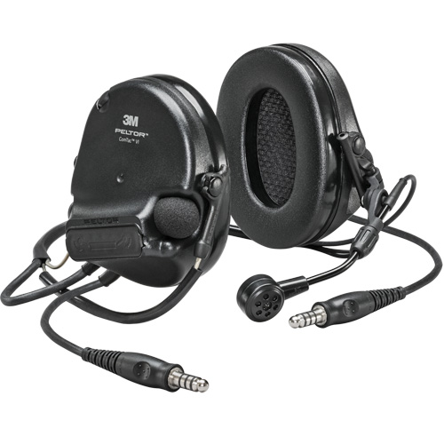 Peltor ComTac VI NIB Dual Lead Headset, Neckband Style, 22 dB Oxford Builders Supplies Inc