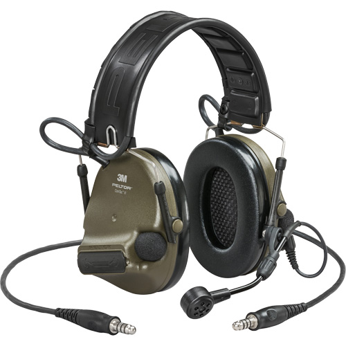Peltor ComTac VI NIB Dual Lead Headset with Arc, Headband Style, 23 dB Oxford Builders Supplies Inc
