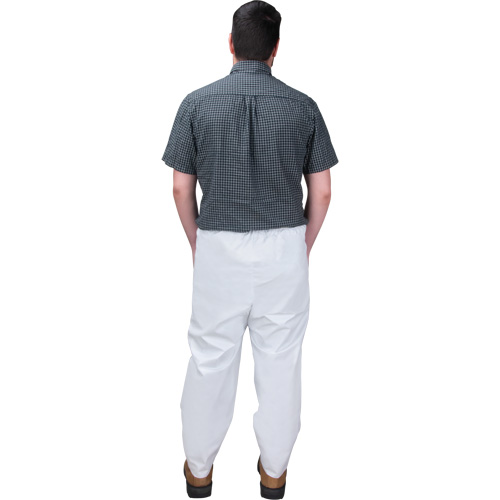 Disposable Pants, Microporous, Small, White Oxford Builders Supplies Inc