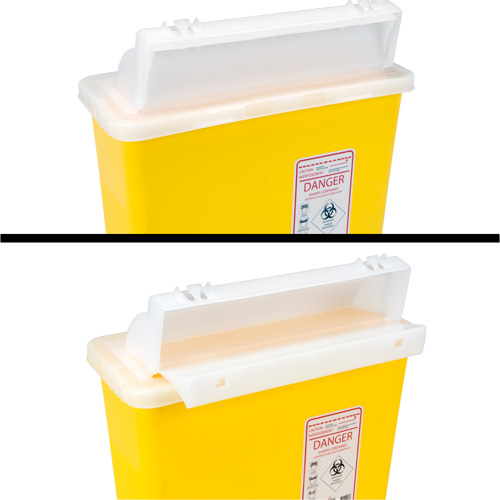 Contenant pour objets pointus et tranchants, Capacit&eacute; de 4,6 L Oxford Builders Supplies Inc