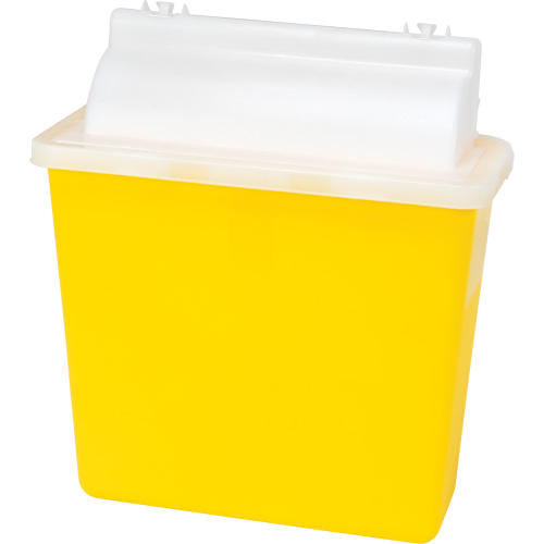 Contenant pour objets pointus et tranchants, Capacit&eacute; de 4,6 L Oxford Builders Supplies Inc