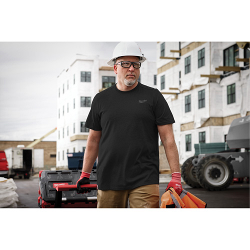 T-shirt de travail hybride, Hommes, Petit, Noir Oxford Builders Supplies Inc