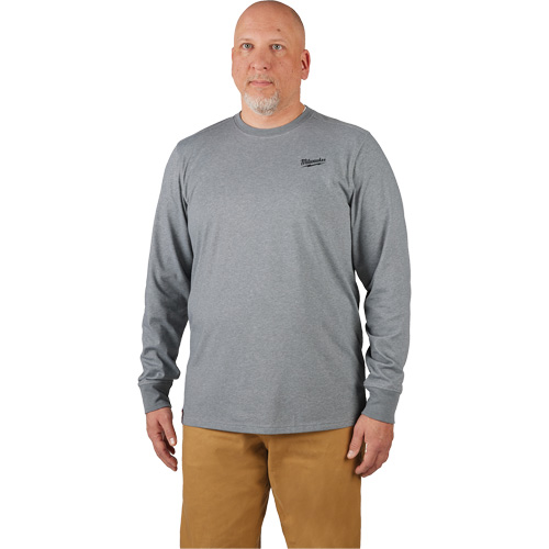 T-shirt de travail hybride, Hommes, Petit, Gris Oxford Builders Supplies Inc
