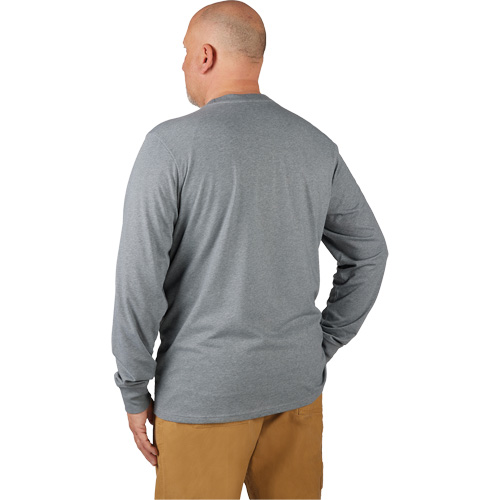 T-shirt de travail hybride, Hommes, Petit, Gris Oxford Builders Supplies Inc