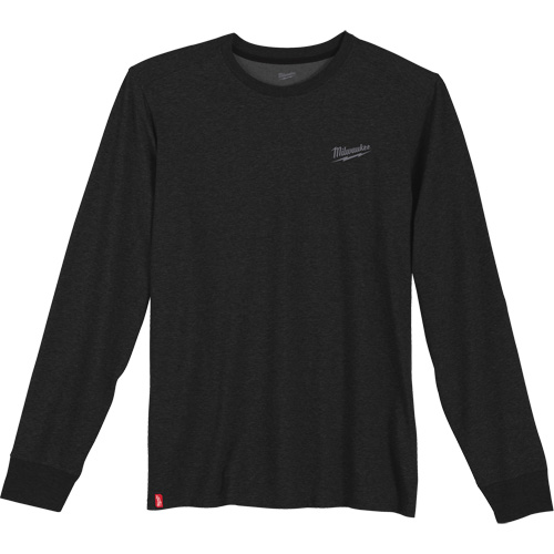Hybrid Work Tee Shirt, Men's, Small, Black Oxford Builders Supplies Inc