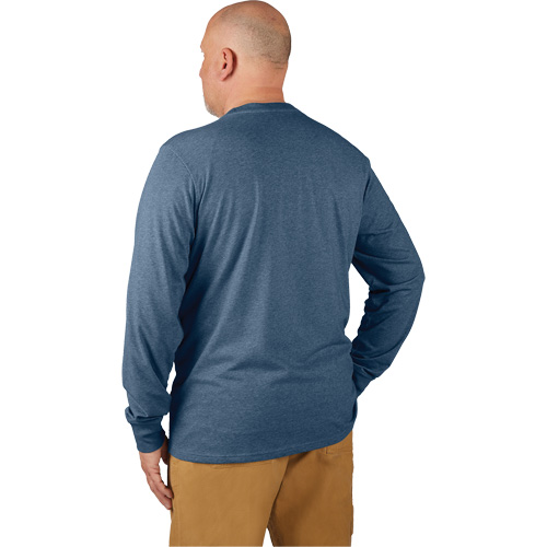 T-shirt de travail hybride, Hommes, Petit, Bleu Oxford Builders Supplies Inc