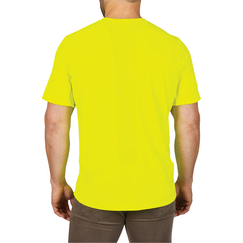 Workskin Lightweight High Visibility Shirt, Men's, Small, Yellow Oxford Builders Supplies Inc