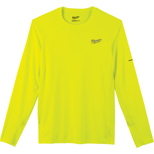 Workskin Lightweight High Visibility Shirt, Men's, Small, Yellow Oxford Builders Supplies Inc